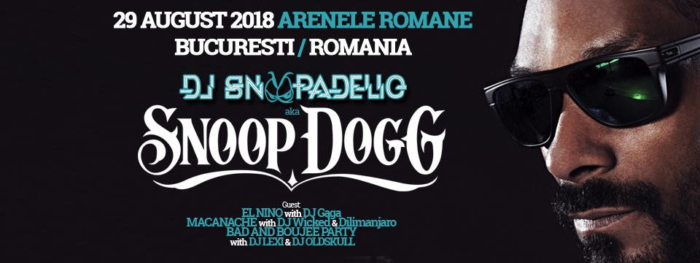 Concertul Dj Snoopadelic la Arenele Romane se amana