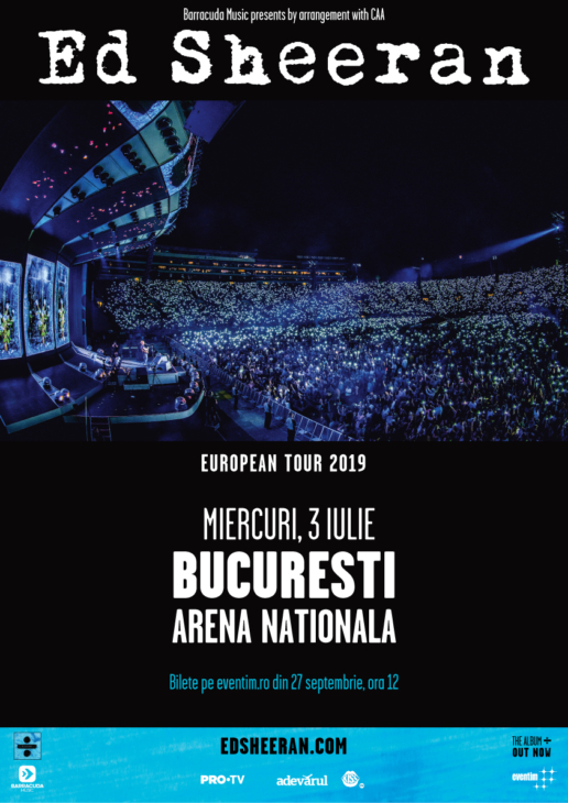 Concert Ed Sheeran la Arena Nationala din Bucuresti