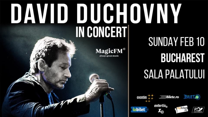 Concert David Duchovny la Sala Palatului din București