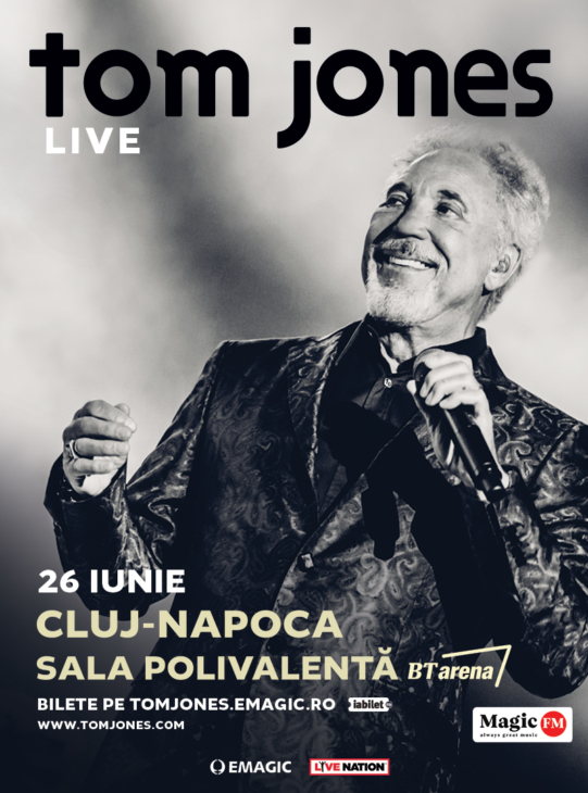 Concert Tom Jones la Sala Polivalenta BT Arena, Cluj-Napoca