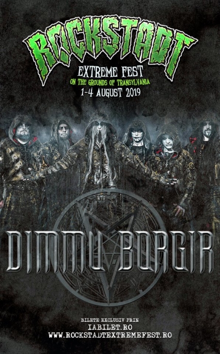 Dimmu Borgir vor concerta in cadrul Rockstadt Extreme Fest 2019