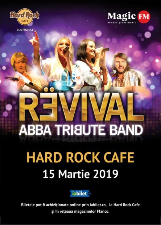 Concert ABBA Tribute Band REVIVAL la Hard Rock Cafe