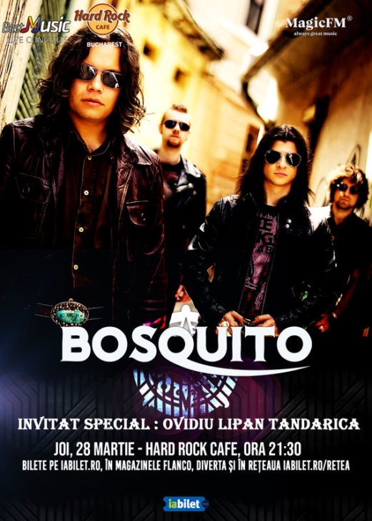 Concert Bosquito si Ovidiu Lipan Tandarica la Hard Rock Cafe din Bucuresti