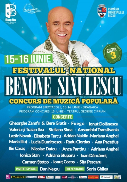 Festivalul Național Concurs de Muzică Populară ”Benone Sinulescu” la Buzău