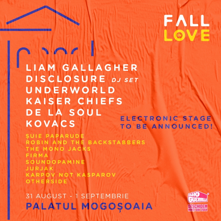 Noi confirmări la Fall in Love Festival