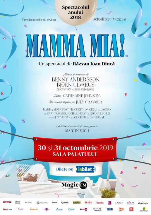 Spectacolul „Mamma Mia!“ la Sala Palatului