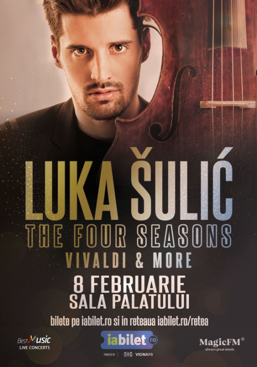Luka Sulic – The Four Seasons, Vivaldi la Sala Palatului din Bucuresti