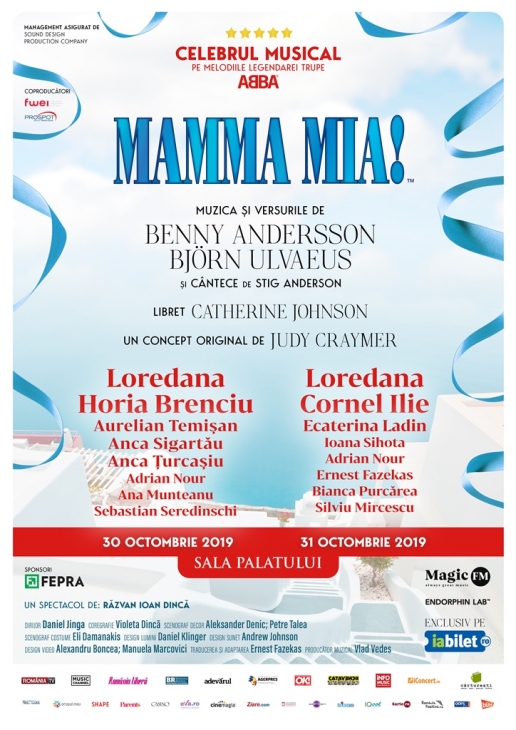 „MAMMA MIA!” – cel mai amplu musical din România, în turneu național