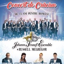 Johann Strauss Ensemble prezintă concertul aniversar „Vienna Crystal Christmas”, în turneu național