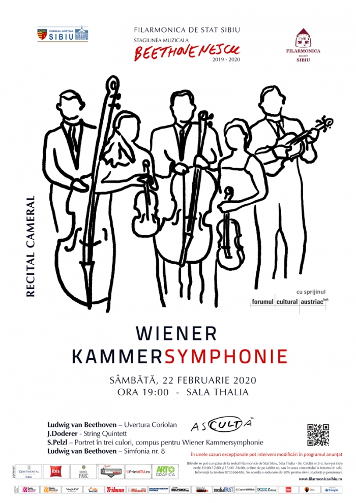 Wiener Kammersymphonie în concert extraordinar la Sibiu