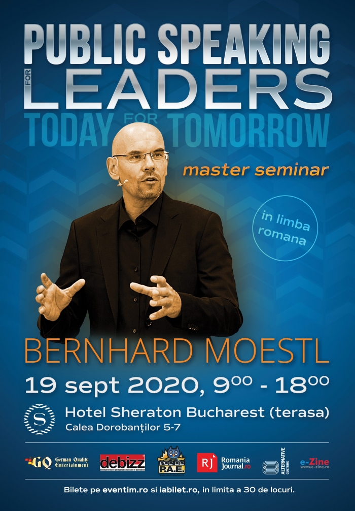 Public Speaking for Leaders – Master Seminar cu Bernhard Moestl
