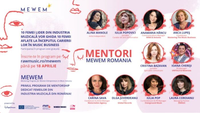 Au început înscrierile pentru primul program de mentorship dedicat femeilor din industria muzicală din Romania