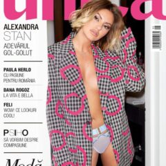 Alexandra Stan, apariție incendiară pe coperta revistei UNICA