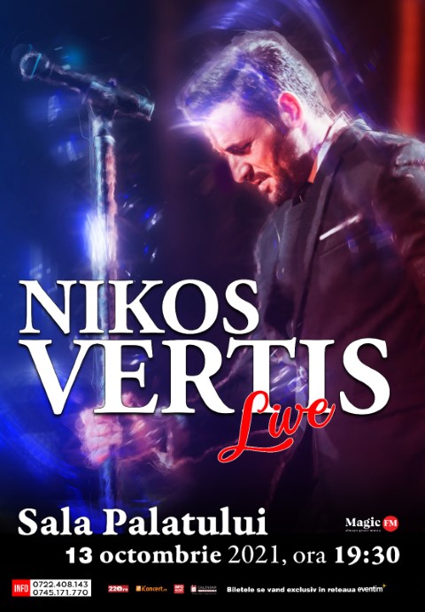 Concert Nikos Vertis Live la Sala Palatului