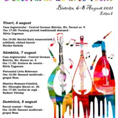 Festivalul de arte vechi Bistrița, 6-8 August 2021, Ediția I
