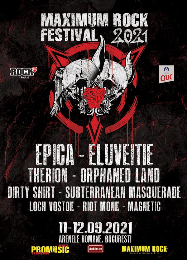 Maximum Rock Festival 2021 se va tine la Arenele Romane din Bucuresti