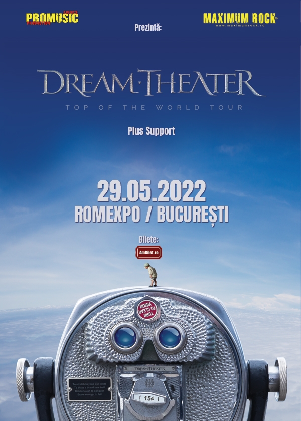 Biletele pentru concertul Dream Theater de la București s-au pus in vanzare