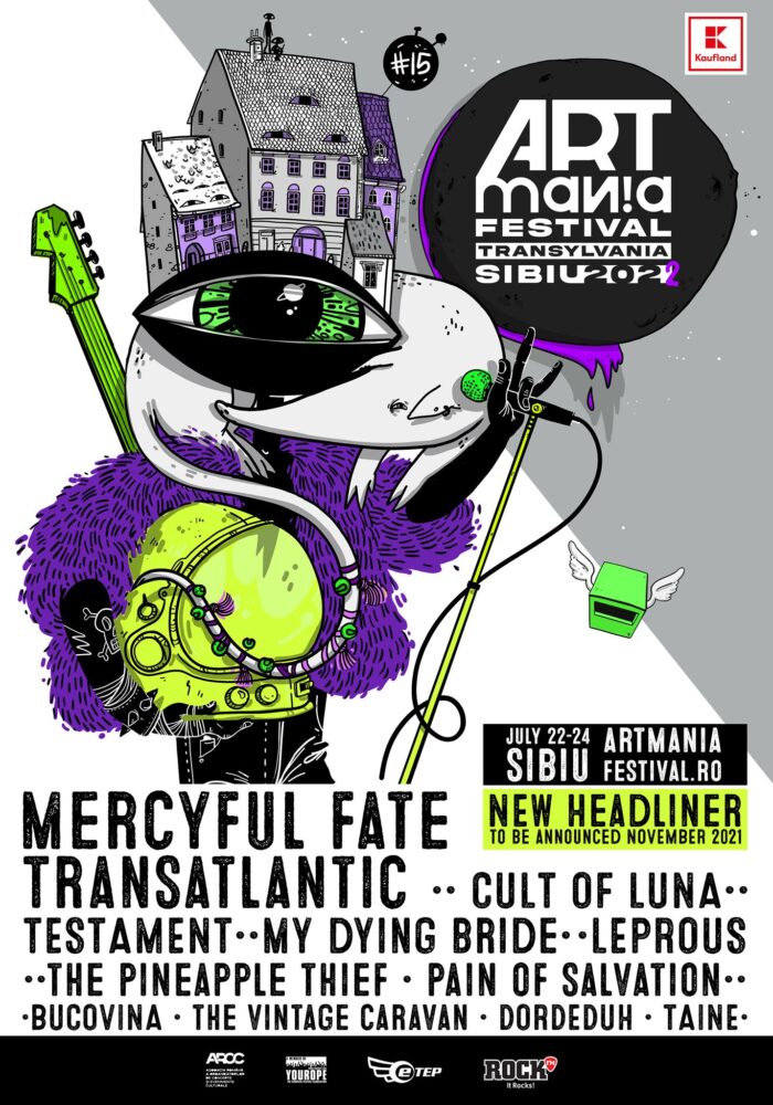 Legendara trupa Mercyful Fate vine la ARTmania Festival 2022 impreuna cu Pain of Salvation, Leprous si Dordeduh