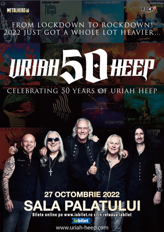 Uriah Heep va sustine un concert la Sala Palatului din Bucuresti
