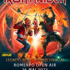 Concert Iron Maiden in 2022, la Romexpo