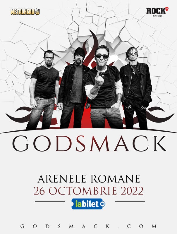 Godsmack, concert la Arenele Romane din Bucuresti in 2022