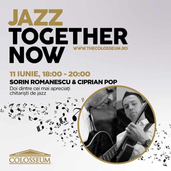 Artisti consacrati ai muzicii jazz autohtone vor sustine sesiuni de muzica live in fiecare weekend al lunii iunie, la Colosseum Mall