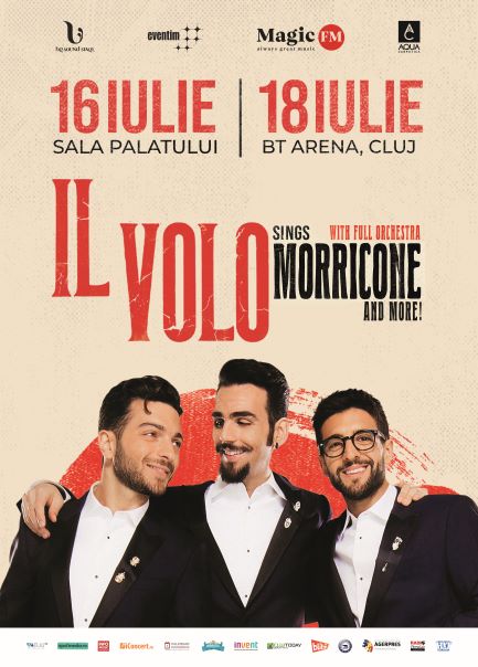 În iulie, trupa IL VOLO aduce muzica lui ENNIO MORRICONE în concertele de la București și Cluj-Napoca