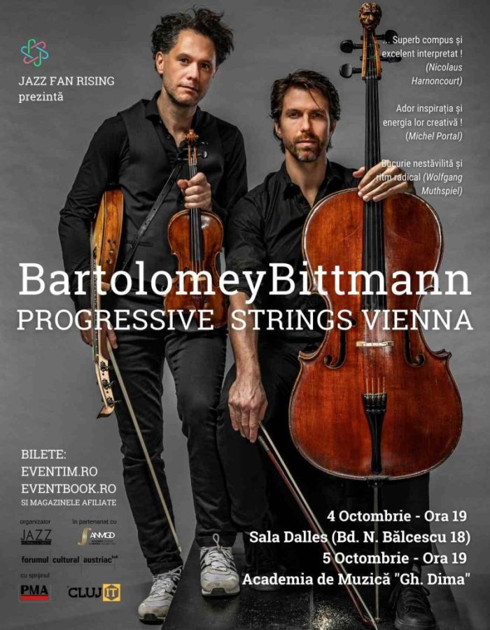 CP FCA - Concerte extraordinare BartolomeyBittmann la București și Cluj-Napoca