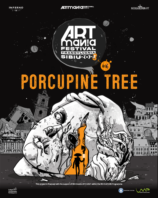 ARTmania Festival 2023 – Supergrupul britanic Porcupine Tree, în premieră în România