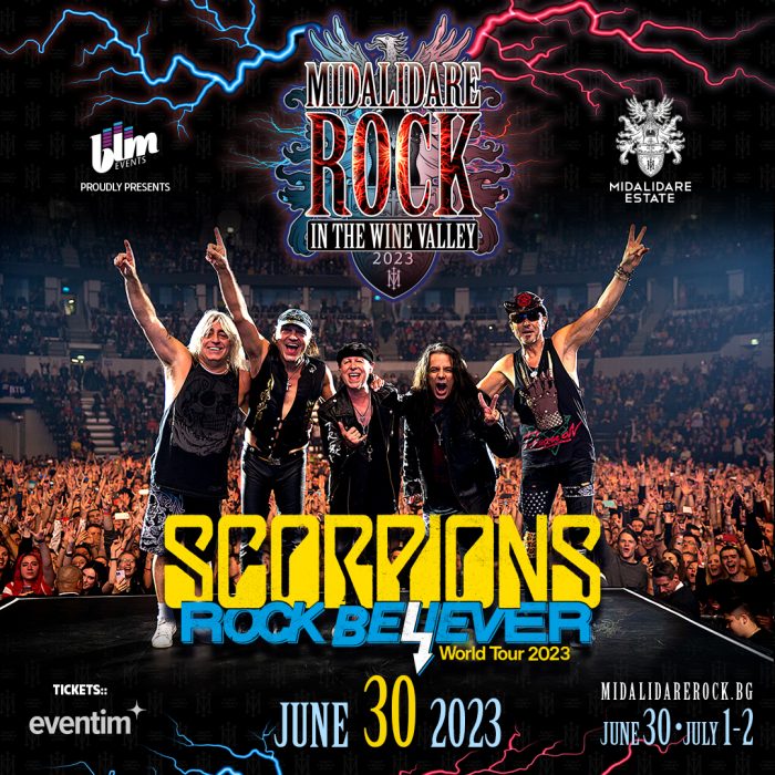 Scorpions este primul cap de afiș al festivalului Midalidare Rock In The Wine Valley 2023