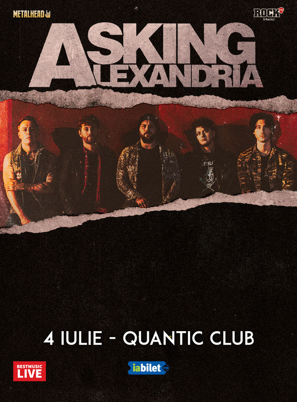 Concert Asking Alexandria in club Quantic