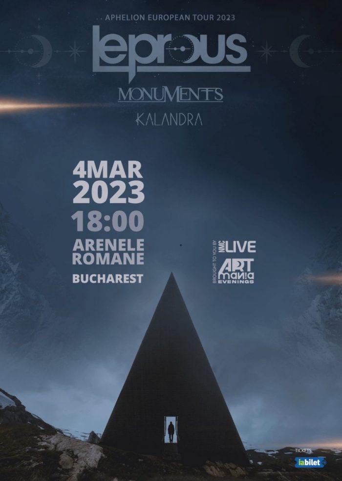 MONUMENTS (UK) si KALANDRA (NO) in deschiderea LEPROUS „APHELION European Tour 2023”