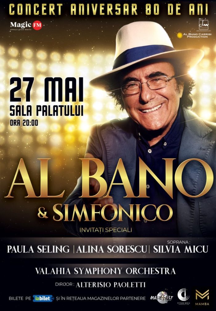 Al Bano aniversează împlinirea vârstei de 80 de ani în concert la Sala Palatului, București