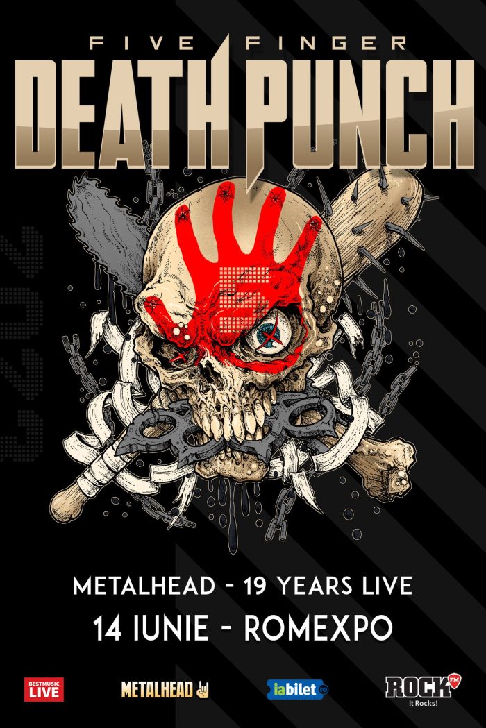 Five Finger Death Punch vor sustine un concert la Romexpo