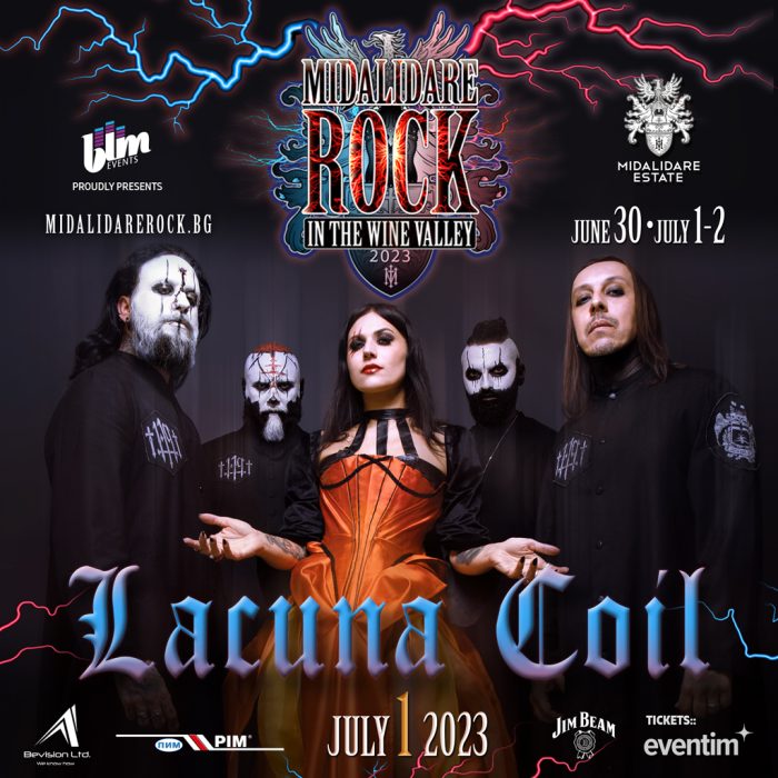 Lacuna Coil vor veni la Midalidare Rock In The Wine Valley 2023