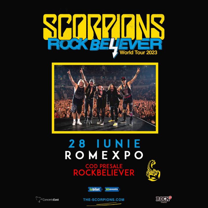 Trupa Scorpions va sustine un nou concert la Romexpo