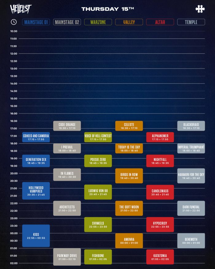 Hellfest Open Air Festival 2023 – programul pe zile