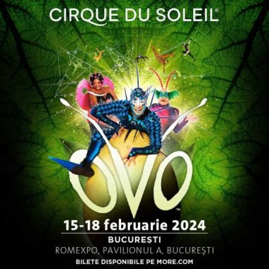 Comunicat de presă: Celebrul grup CIRQUE DU SOLEIL prezintă la București cel mai nou show - OVO