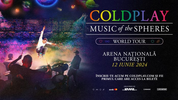 Coldplay in concert la Bucuresti pe Arena Nationala, 12 iunie 2024