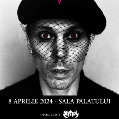 Concert VV (Ville Valo) la Sala Palatului, pe 8 aprilie 2024