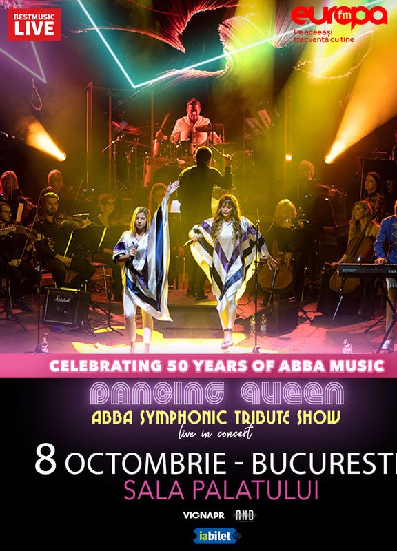 ABBA Symphonic Tribute Show la Sala Palatului: Program si reguli de acces