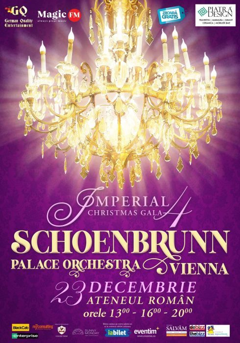 Reguli de acces şi conduită concertele Schoenbrunn Palace Orchestra Vienna sub egida Imperial Christmas Gala IV