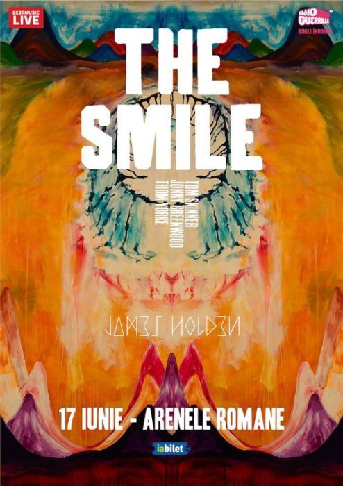Concert The Smile (Thom Yorke, Johnny Greenwood, Tom Skinner) la Arenele Romane