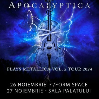 Apocalyptica plays Metallica - 2 concerte in Romania, la Cluj-Napoca si la Bucuresti