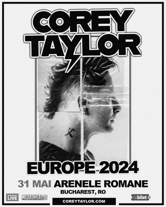Concert Corey Taylor pe 31 mai la Arenele Romane din Bucuresti