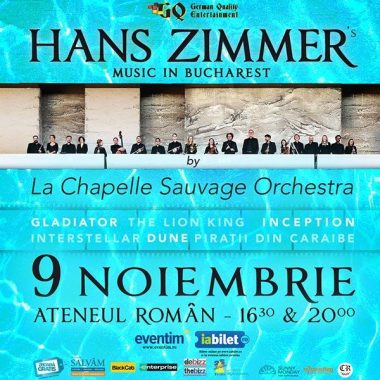 Hans Zimmer’s Music in Bucharest by La Chapelle Sauvage Orchestra, 9 noiembrie 2024