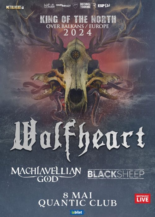 Machiavellian God (Buc), Blacksheep (Buc) si Exuviath (Cluj) vor deschide concertele Wolfheart